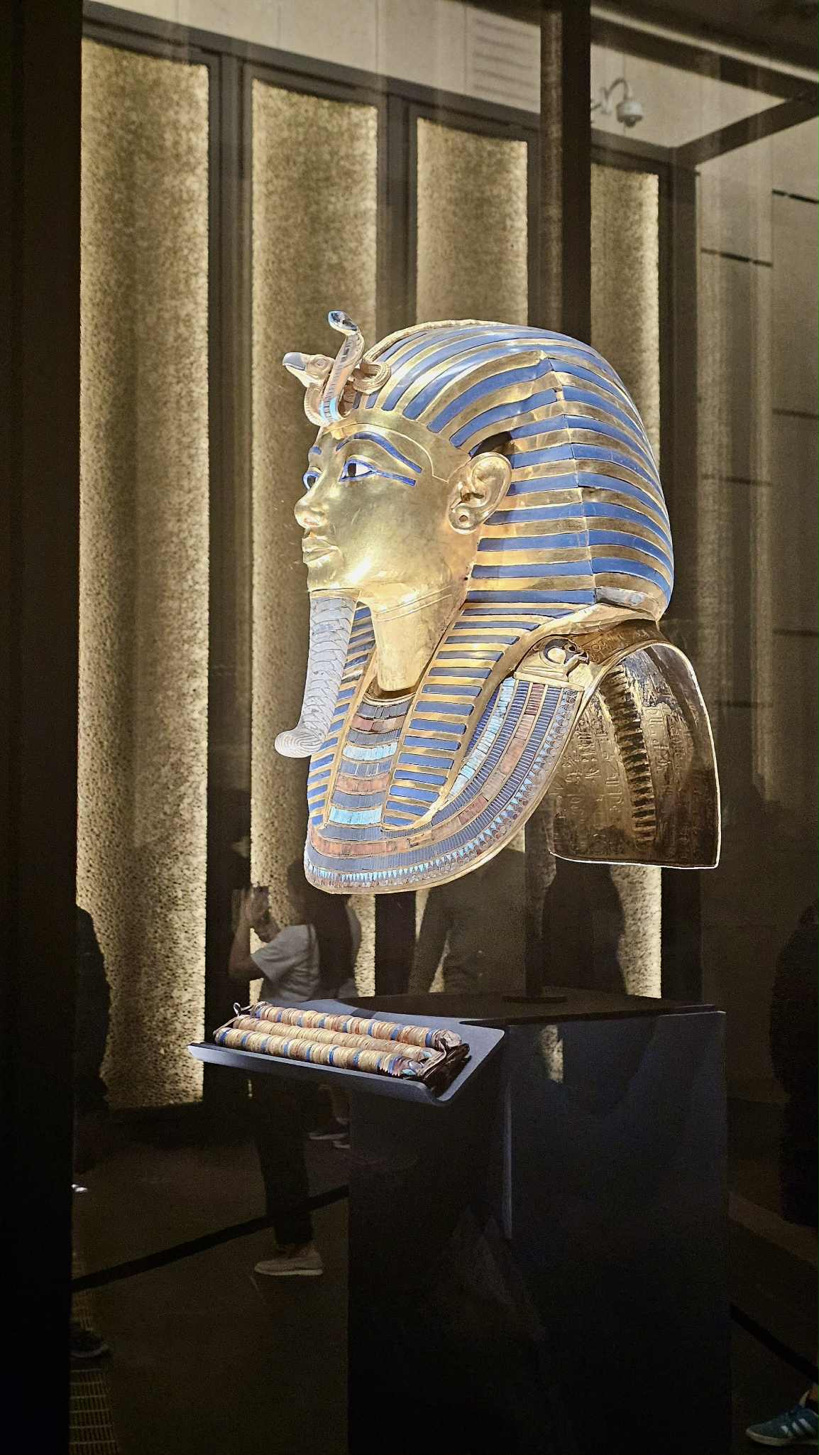 Tutanchamun goldene Totenmaske Großes Ägyptisches Museum Kairo